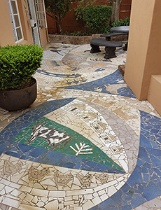 a picture of  Mosaic art in Ermelo, Mpumalanga